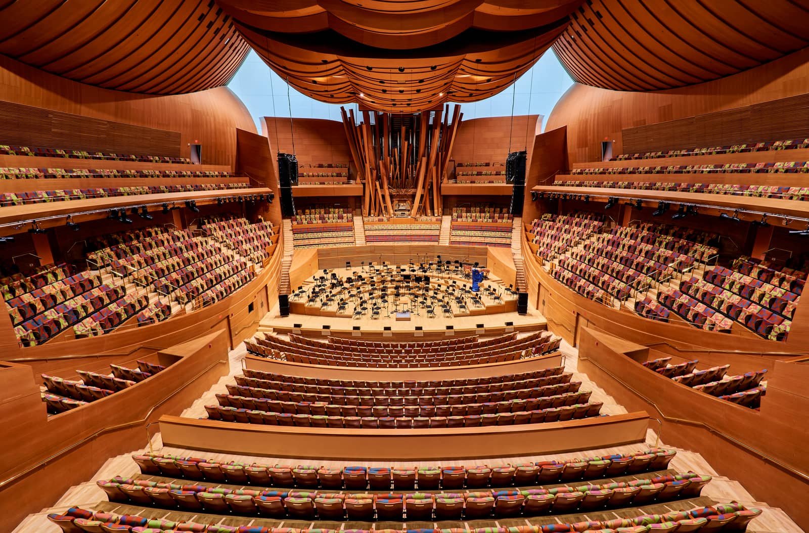 Main auditorium of the Walt Disney Concert Hall
